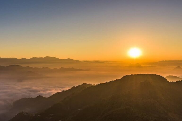 Sunrise in Rishikesh