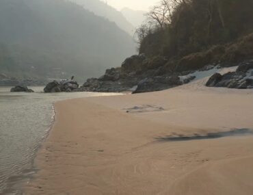 Ganga Beach in Rishikesh