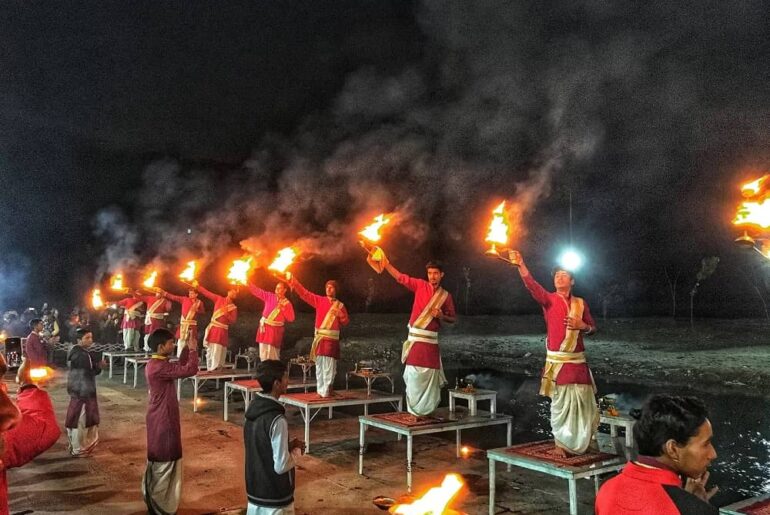 Triveni Ghat Aarti Timing