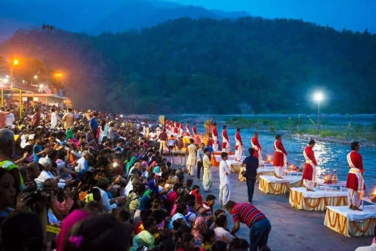 Triveni Ghat Aarti