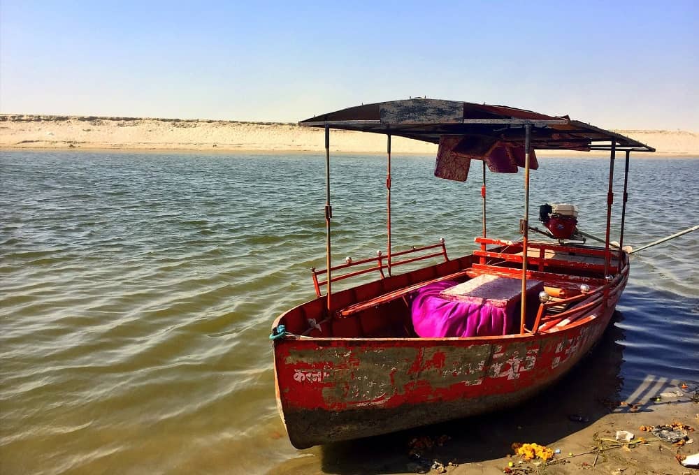 Boat Ride in the Saryu River