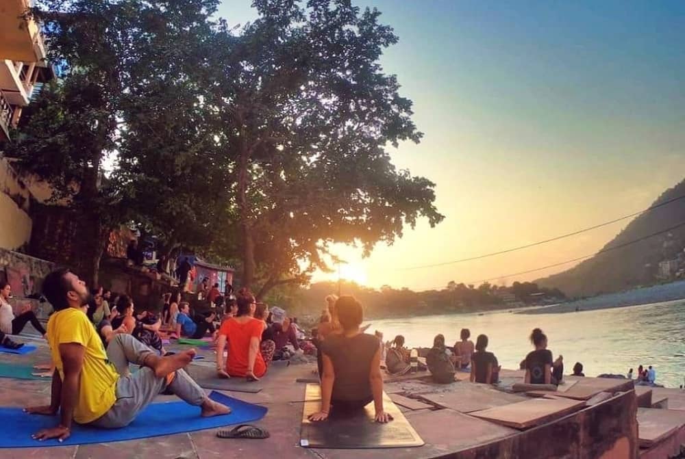 Ghats of Rishikesh famous for Yoga- Muni Ki Reti