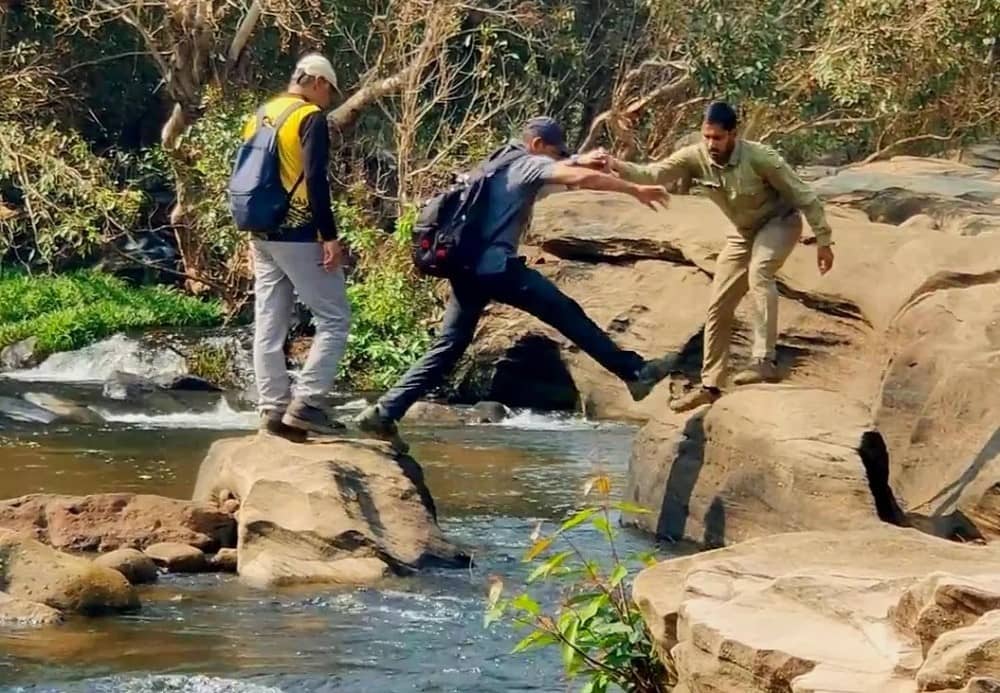River Crossing in Satpura National Park