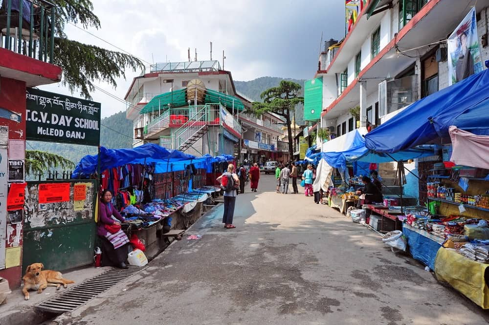 Jogibara Road Mcleodganj Market