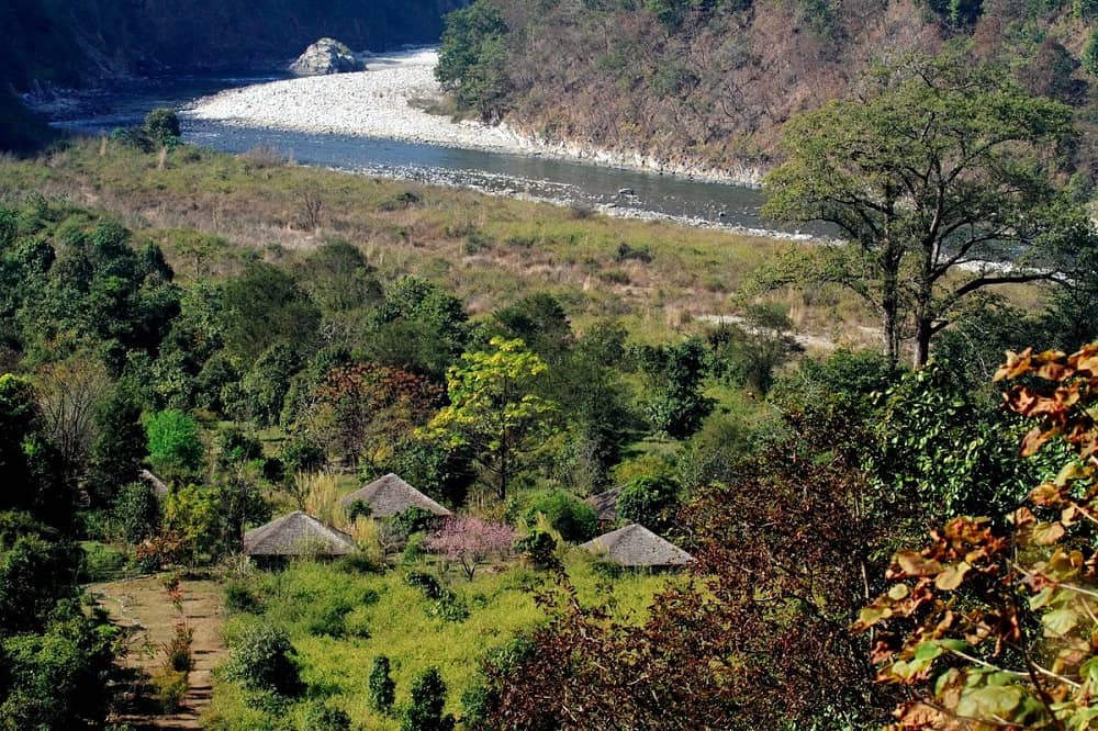 Ramganga River in 1st National Park in India