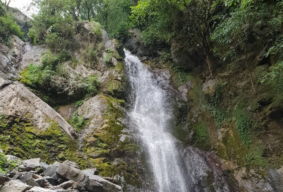 Waterfall in Pangot, Nainital