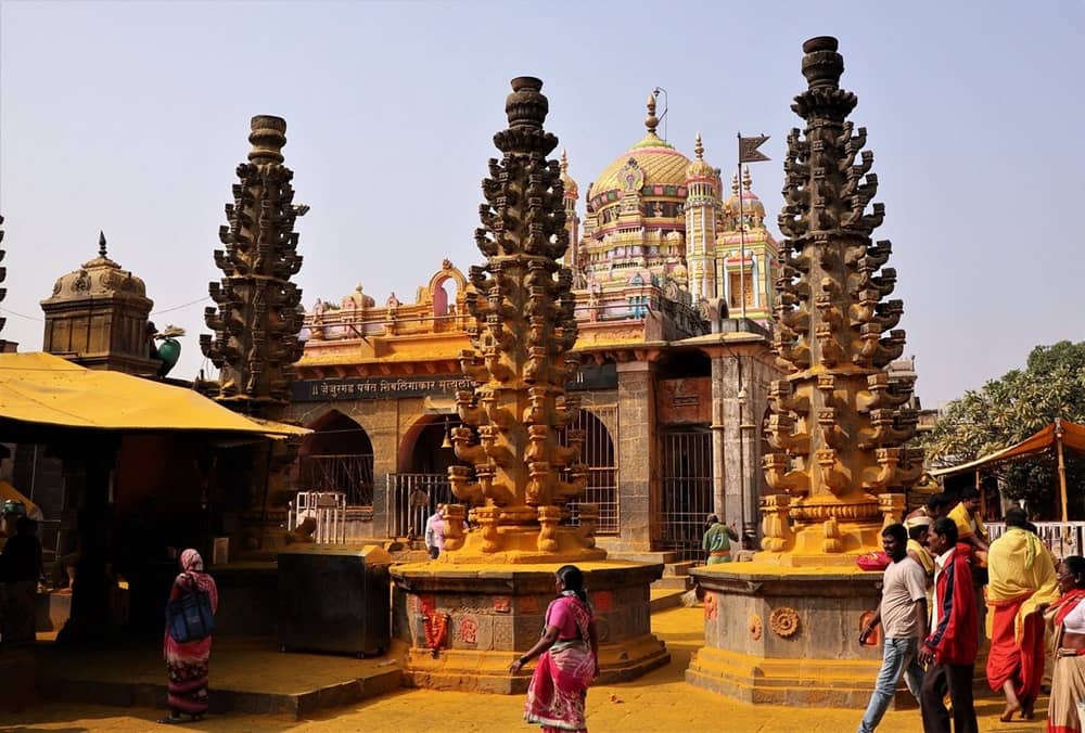 Front View of the Temple