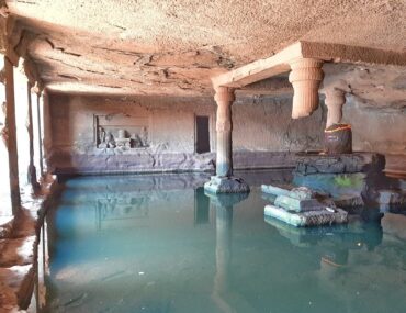 Kedareshwar Cave Temple location, Maharashtra in India
