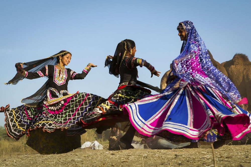 Kalbelia Folk Dancers Pushkar Fair India