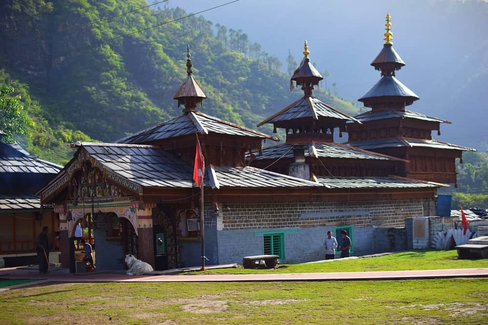 A view of Botha Mahasu Temple situated in Hanol, Uttarakhand.