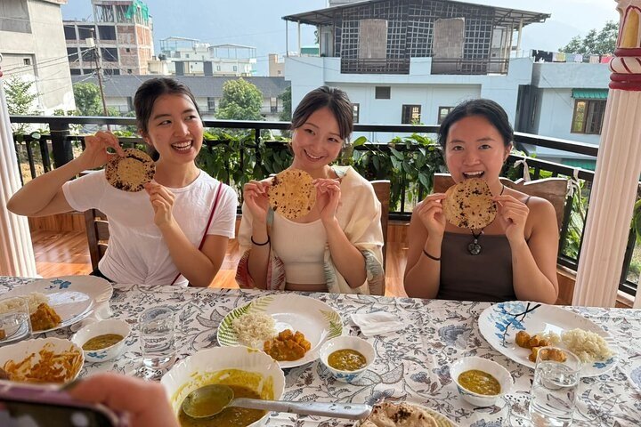 Preparing and sharing a home-cooked Indian meal