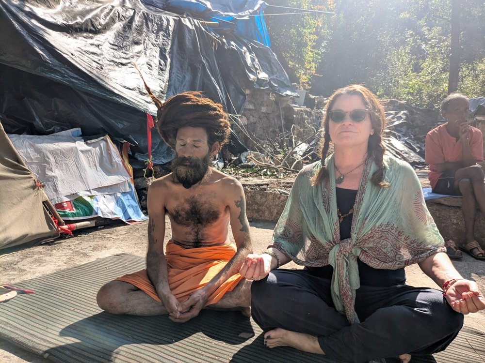 Mauni Baba Ashram along the forest route