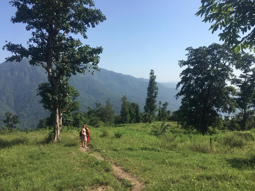 Mountain landscape from the top of Patho Village